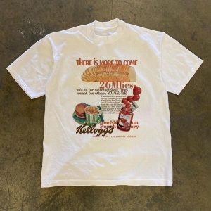 Áo Thun In Họa Tiết Bánh Mì Kẹp Thịt Pop Art Retro